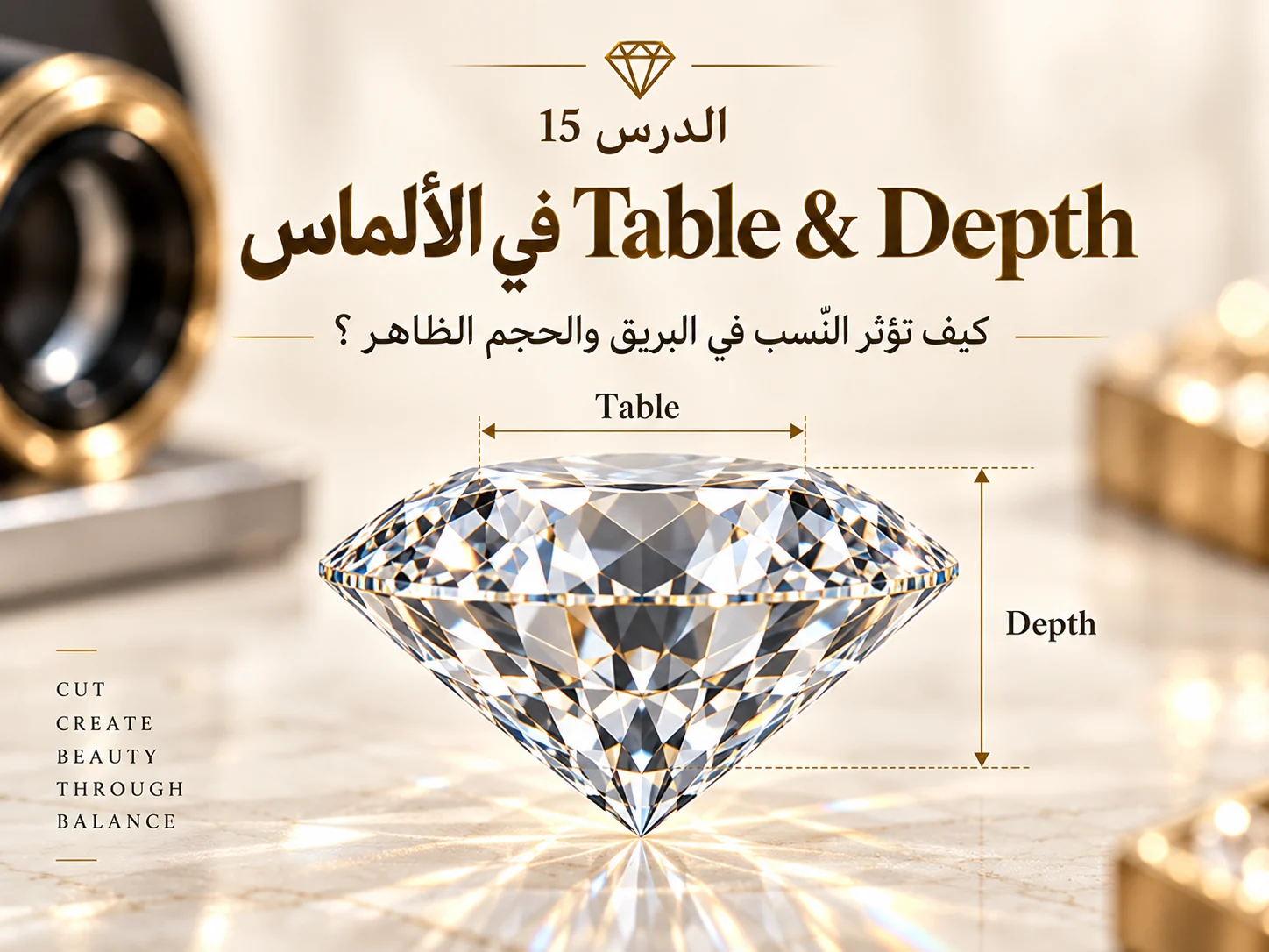 Table وDepth في الألماس